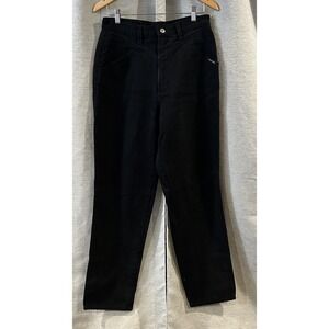 Vintage Rocky Mountain Jeans Womens 33/15 Black Bareback High‎ Waist Western